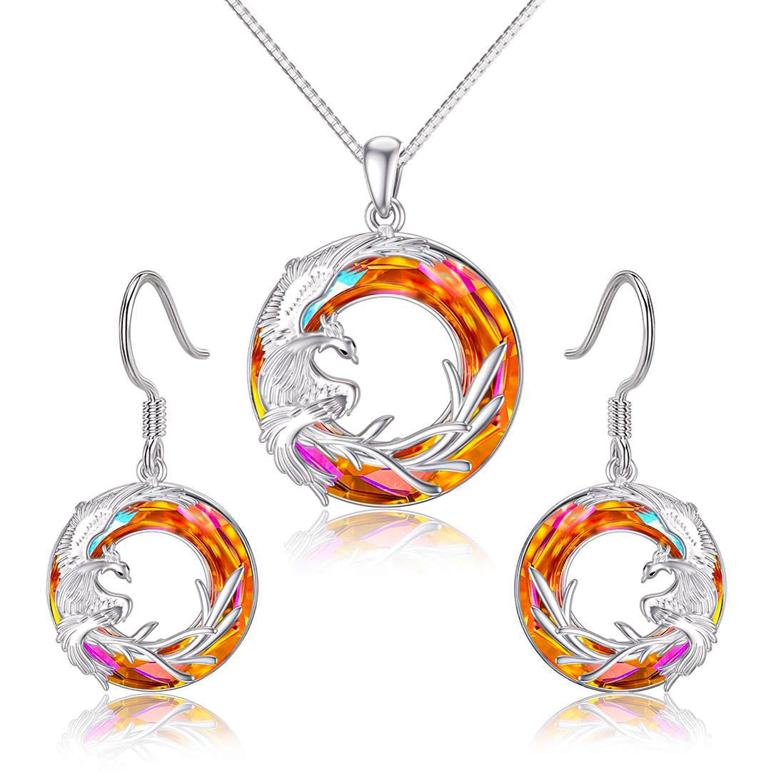 S925 Phoenix Crystal Necklace