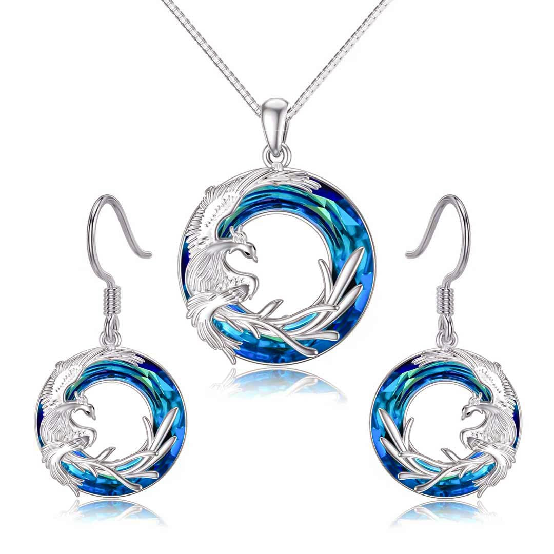 S925 Phoenix Crystal Necklace