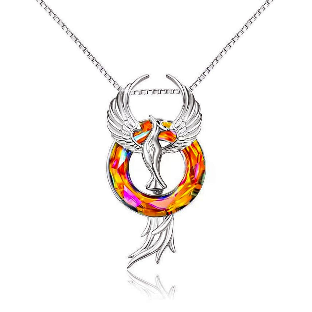 S925 Crystal Phoenix Necklace