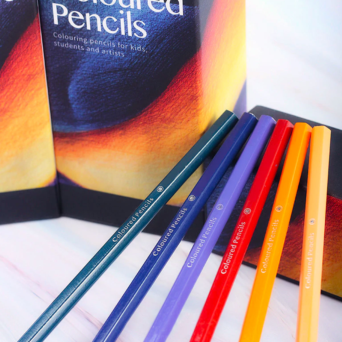 Portable Colored Pencils Set