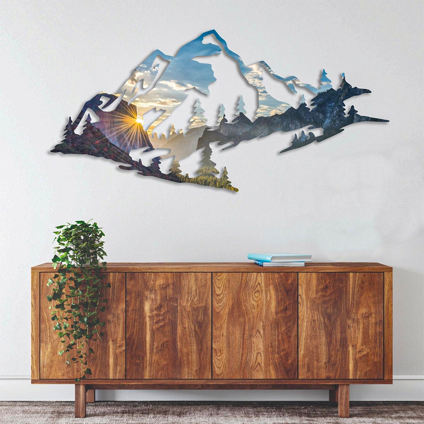 Mountain Metal Wall Art