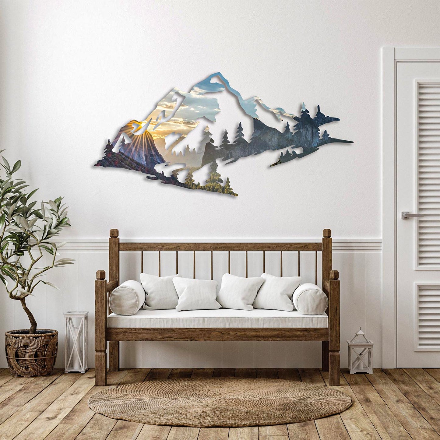 Mountain Metal Wall Art