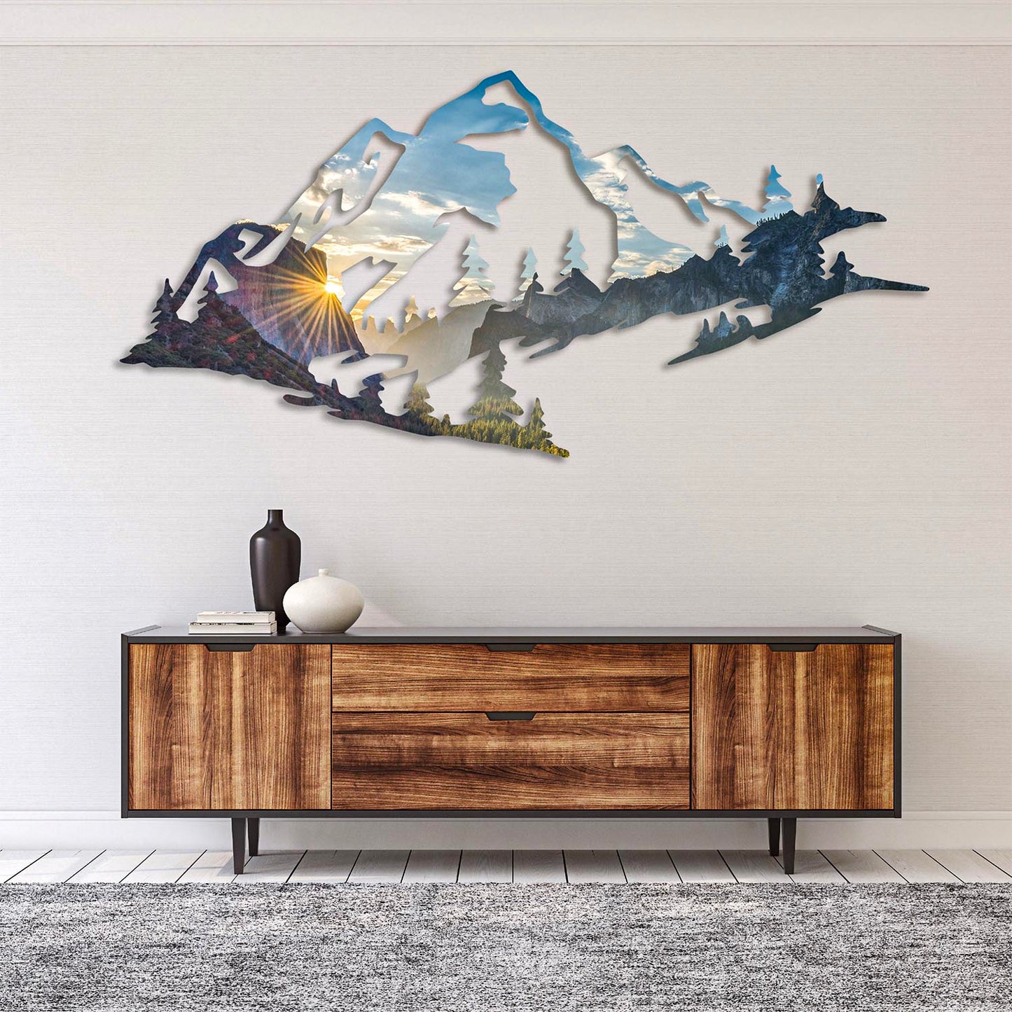 Mountain Metal Wall Art