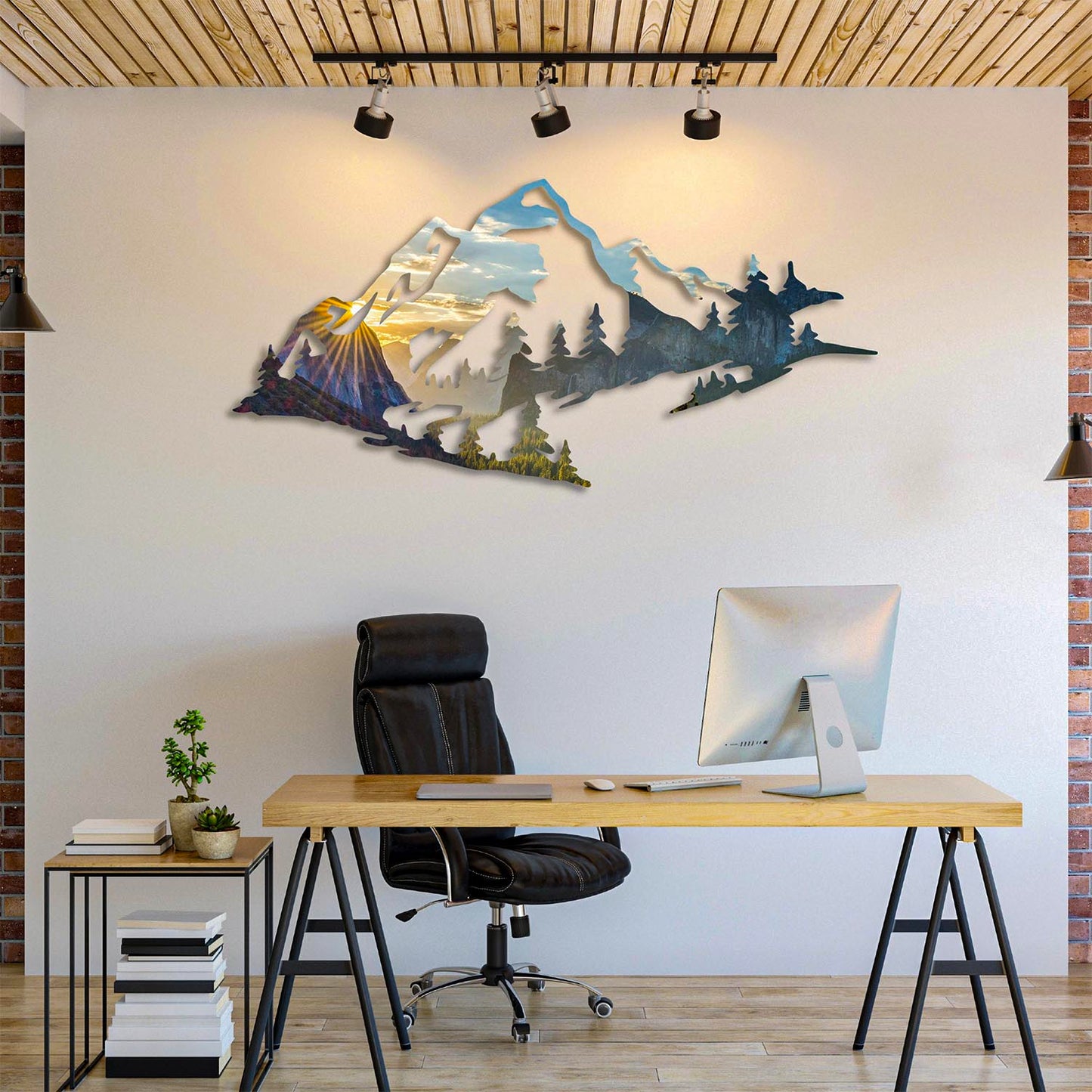 Mountain Metal Wall Art