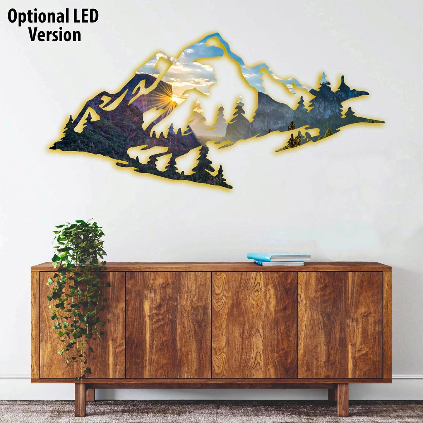 Mountain Metal Wall Art