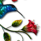 Colourful Flying Hummingbird - Handmade Metal Wall Art