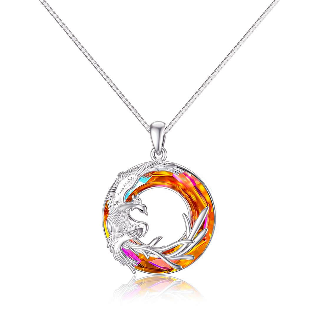 S925 Phoenix Crystal Necklace