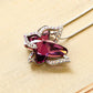S925 Crystal Butterfly Necklace