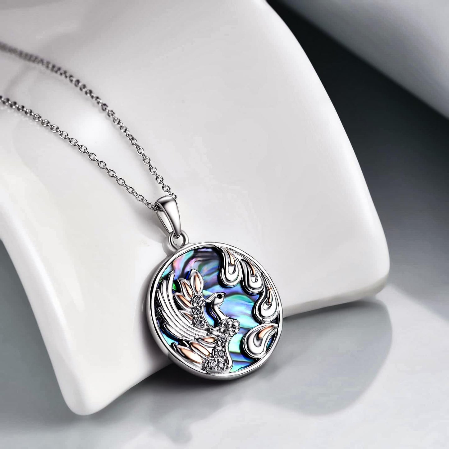 S925 Phoenix Crystal Necklace