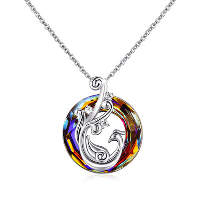 S925 Phoenix Crystal Necklace