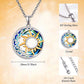 S925 Moon and Sun Crystal Necklace