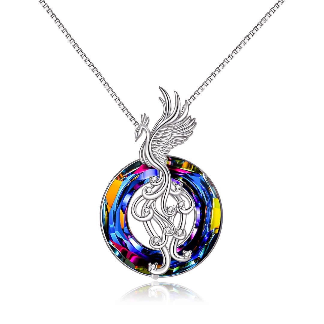 S925 Crystal Phoenix Necklace