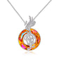 S925 Crystal Phoenix Necklace