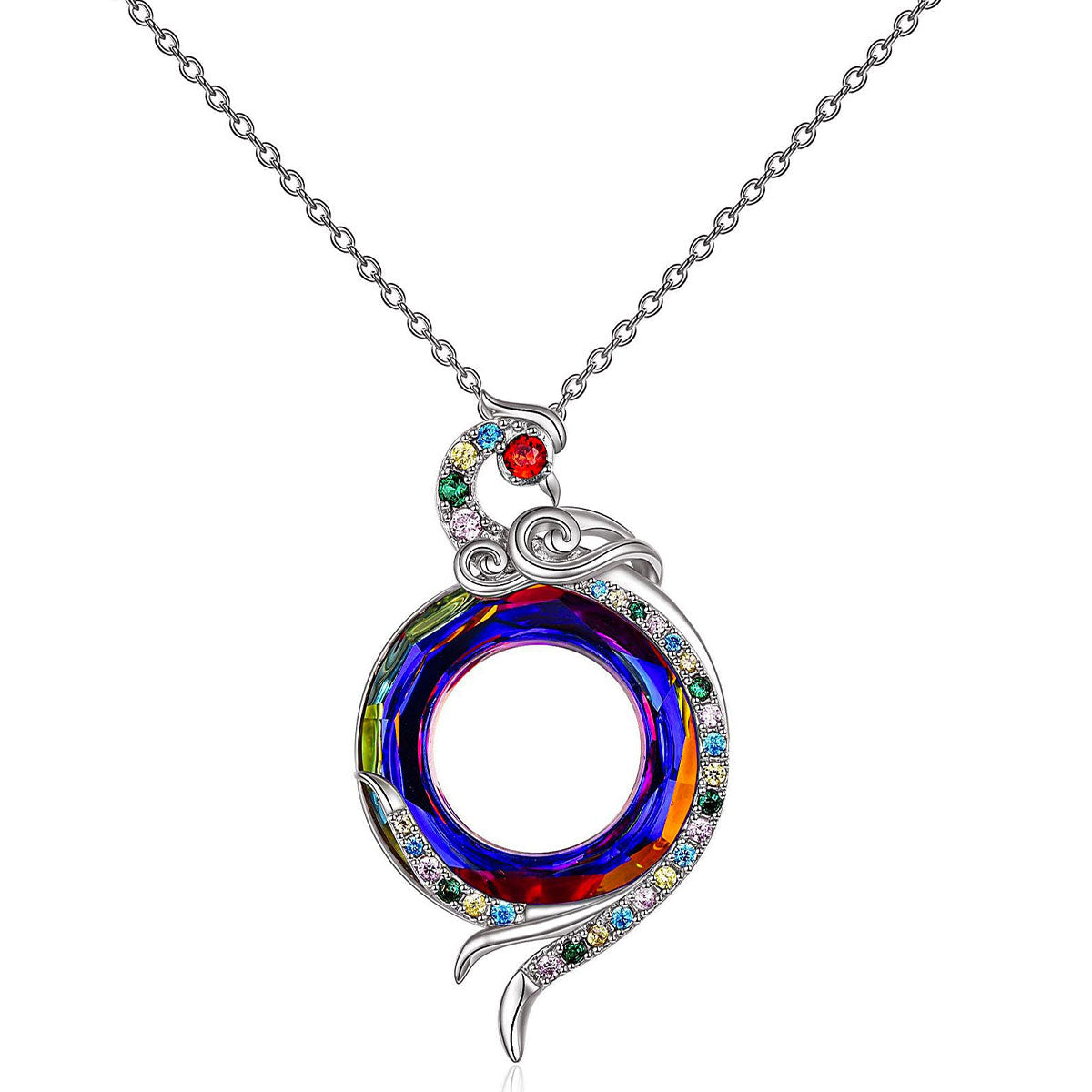 S925 Phoenix Crystal Necklace