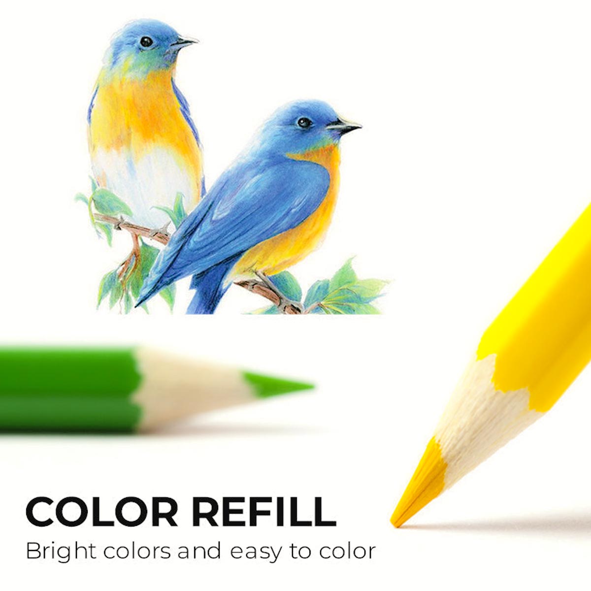 Portable Colored Pencils Set