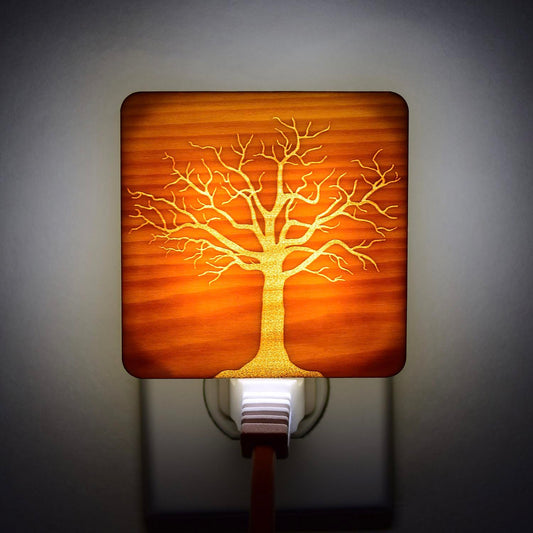 Tree night light, Bonsai, Rustic Decor, Tree of Life